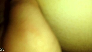 The guy plays with his latina wife's big asshole casually