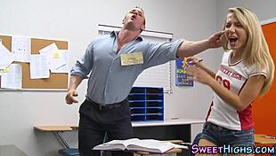 Teen Gets Cum Splatted On Her