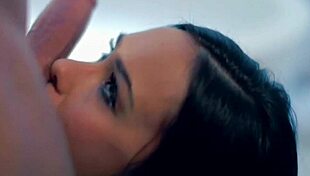 Watch Pale Babe in Raccoon Cosplay Getting Horny on Webcam in Bed