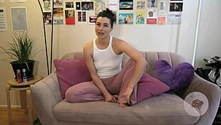 Belle Erotic Takes Control And Has Her Way With Laurel Serene On The Sofa