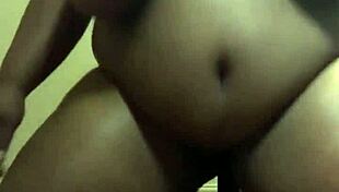 Intriguing ebony amateur Shaylanasty poses with big ass and toys.