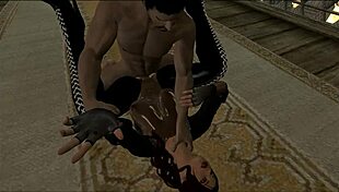 Latex Babe Endures Rough 3D POV Fucking