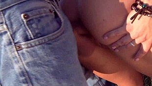 Valentina Rides Anal Outside By Tractor!