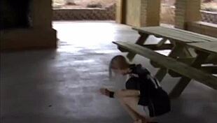 Leather daddy's pierced cock and clamped nipples sucked