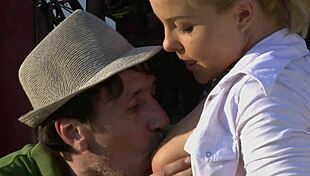 Valentina Rides Anal Outside By Tractor!