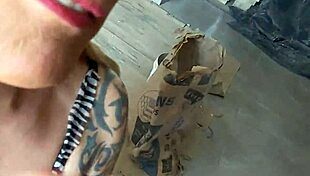 Car delivery leads to my ass getting bathed in thick cum.