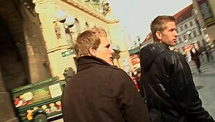 Four Horny College Boys Stroke And Suck Each Other's Cocks