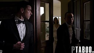 新娘粗俗的性感 与瓦伦蒂娜·纳皮和瑞安·德瑞勒的硬核操