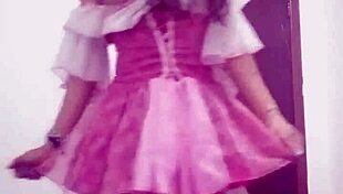 Paloma Veiga fulfills her shemale desires in interracial solo