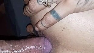 Couple's intense anal fucking with big ass and cum 💦