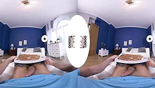 Virtual Taboo Pizza And Dick Masturbation Session