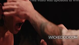 does this man with two personalities fuck big tits adversary rough in ffm threesome?