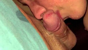 blowing sloppy bubbles while throatfucking her deep!