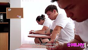 मैं इतना हॉर्नी हूं देखकर बिग-एस्ड टीचर Maryam स्कूल में स्टूडेंट को हॉट फक करती है