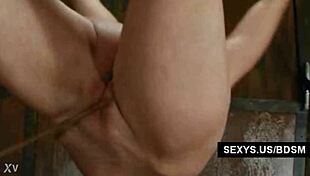 Milk Enema Fills Big Ass Anal