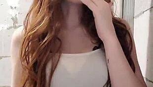 This Redhead Smoker Is Indulging In Her Fetish!