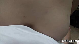 Stunning Czech teen tempted in mall, rides cock in POV!