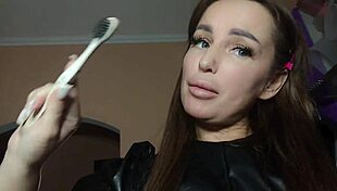 Femdom Brunette Takes Control