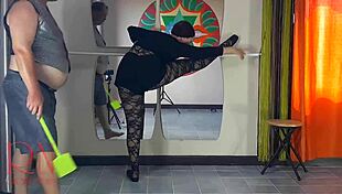 regina noir scolds and fucks ballerina's pussy hard.