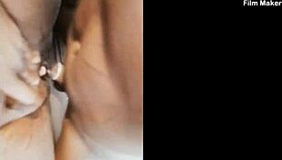 black post op transsexual queen victoria teases with her ass and cock in a contrasting scene