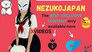 Japanese girl, I ride him from the front 'til I squirt everywhere, ohh man!