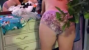 steffi says, 'look at my boots and pussy dancing'