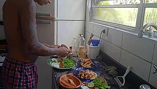Blonde Wife Repays Cooking With Bareback Assfucking Oral And Orgasm
