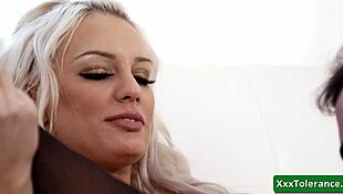 blonde mommy kenzie taylor gives jake adams blowjobs with big tits sucking 😏