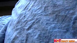 My best friend's mom helps me cum with blowjob