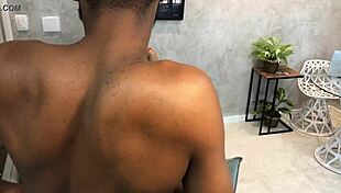 Bold morena invades, abusing the naughty nymph in oiled interracial fucking.