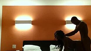 Killen enjoys doggystyle position bent over in casual scene