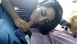 latina enjoys sucking on refreshing candies