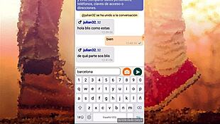 Bliss chats with multiple guys online