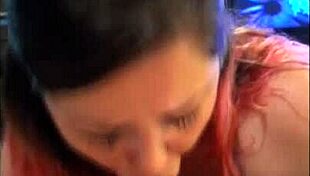 sucking his dick, cumming in my mouth... milf blowjob explosion!