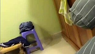 Brother of gay straight masturbates to orgasm