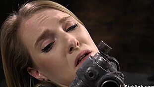 Slave endures hard whipping and gagging