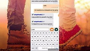 Bliss chats with multiple guys online