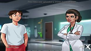 summertime saga - picked up a sex toy from the shop and used it 😏