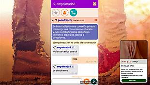 Bliss chats with multiple guys online