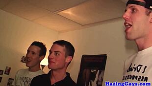 real college twinks suck dicks at party