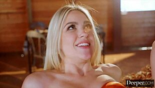 Blonde Jazlyn Rides Bad Boys In Doggystyle