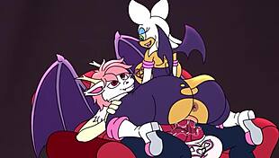 Watch Rouge The Bat Ride Those Big Asses!