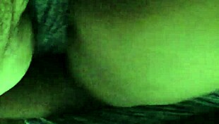 Intense ebony cock ride