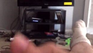 masturbating thick cock to cum