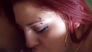 watch as the redhead amateur performs a blowjob and handjob on the pornstar