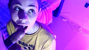 Stepfather gives semen at ass entrance