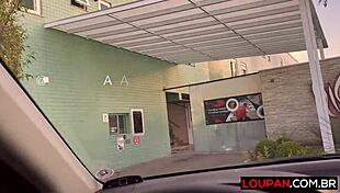 big ass brazilian pornstar shows off backstage