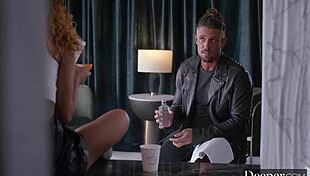 Deeper Actress Scarlit Submits To Her Scene Partners Kinks With Deepthroat Old Blindfolded Brunette Bent Over Masturbation Fingering Cowgirl Creampie