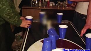 real college twinks suck dicks at party