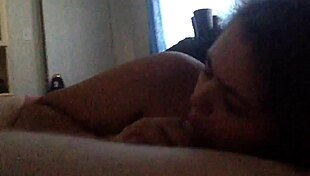 Girlfriend Deepthroats and Sucks Cock Like a Slut